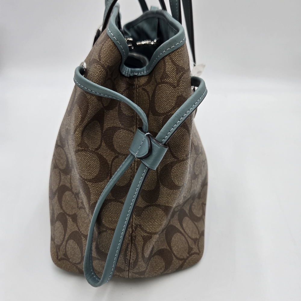 Coach PVC Drawstring Carryall Canvas - Picture 4 of 16
